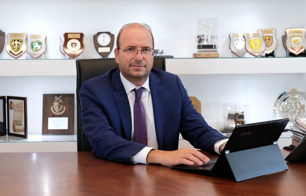 Cyprus Minister of Defence, Charalambos Petrides